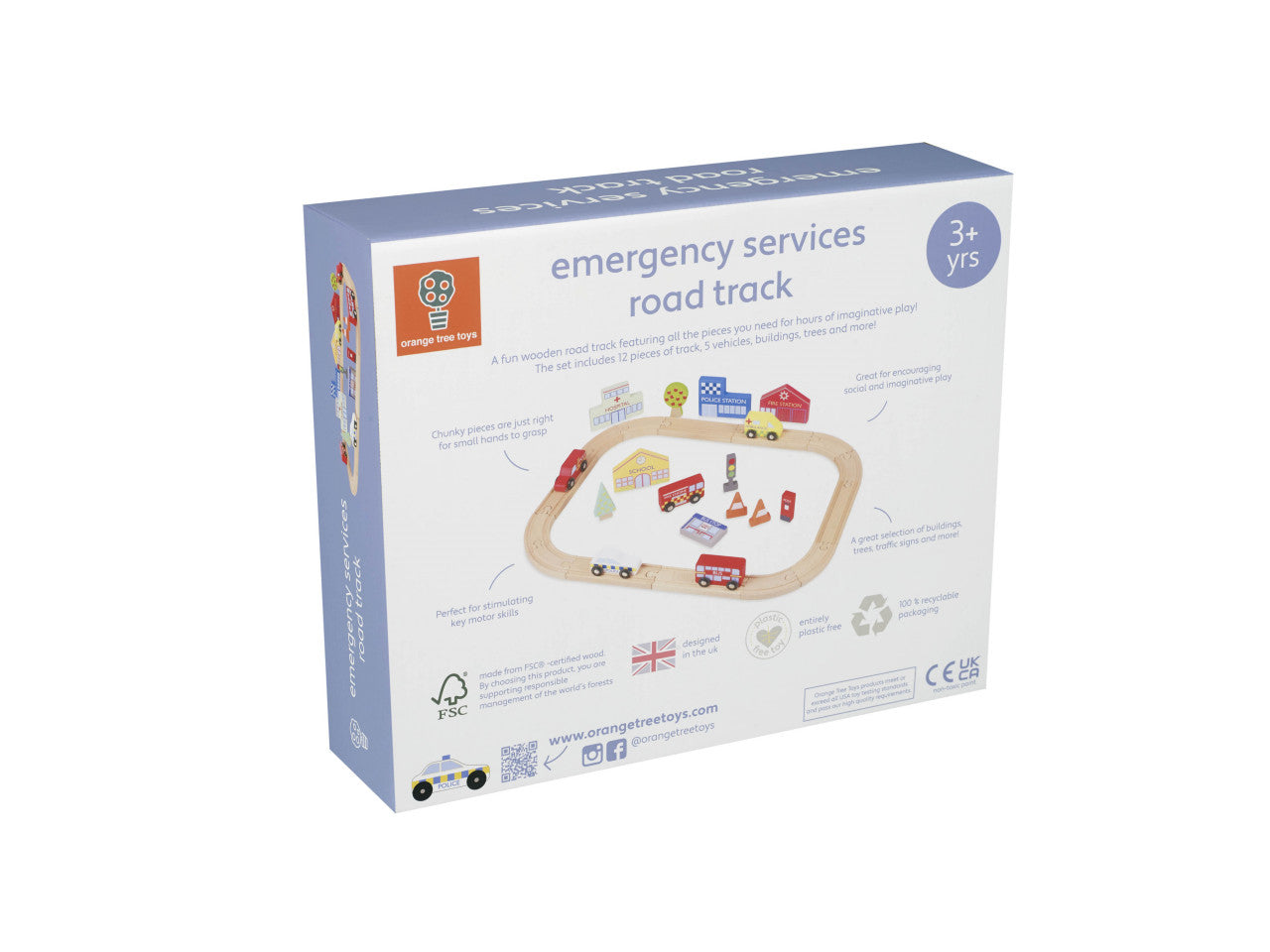 Circuit cu vehicule utilitare, Orange Tree Toys - Imagine 5 [ps:73954f83-e488-4651-a3d3-1d9f1e38c62c]