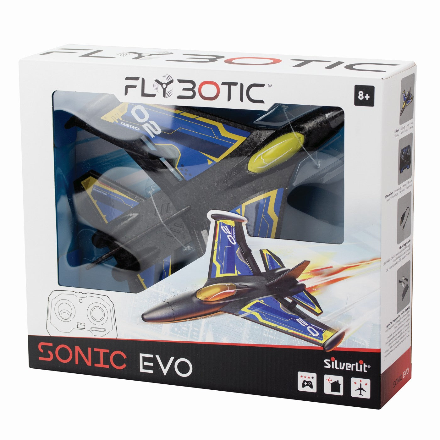 SILVERLIT FLY BOTIC AVION CU TELECOMANDA SONIC EVO AS - Imagine 4 [ps:2c7012d1-728a-40e2-8502-efa126c40554]