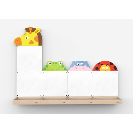 Set table de scris magnetice - Trenulet cu doua vagoane, - Imagine 5