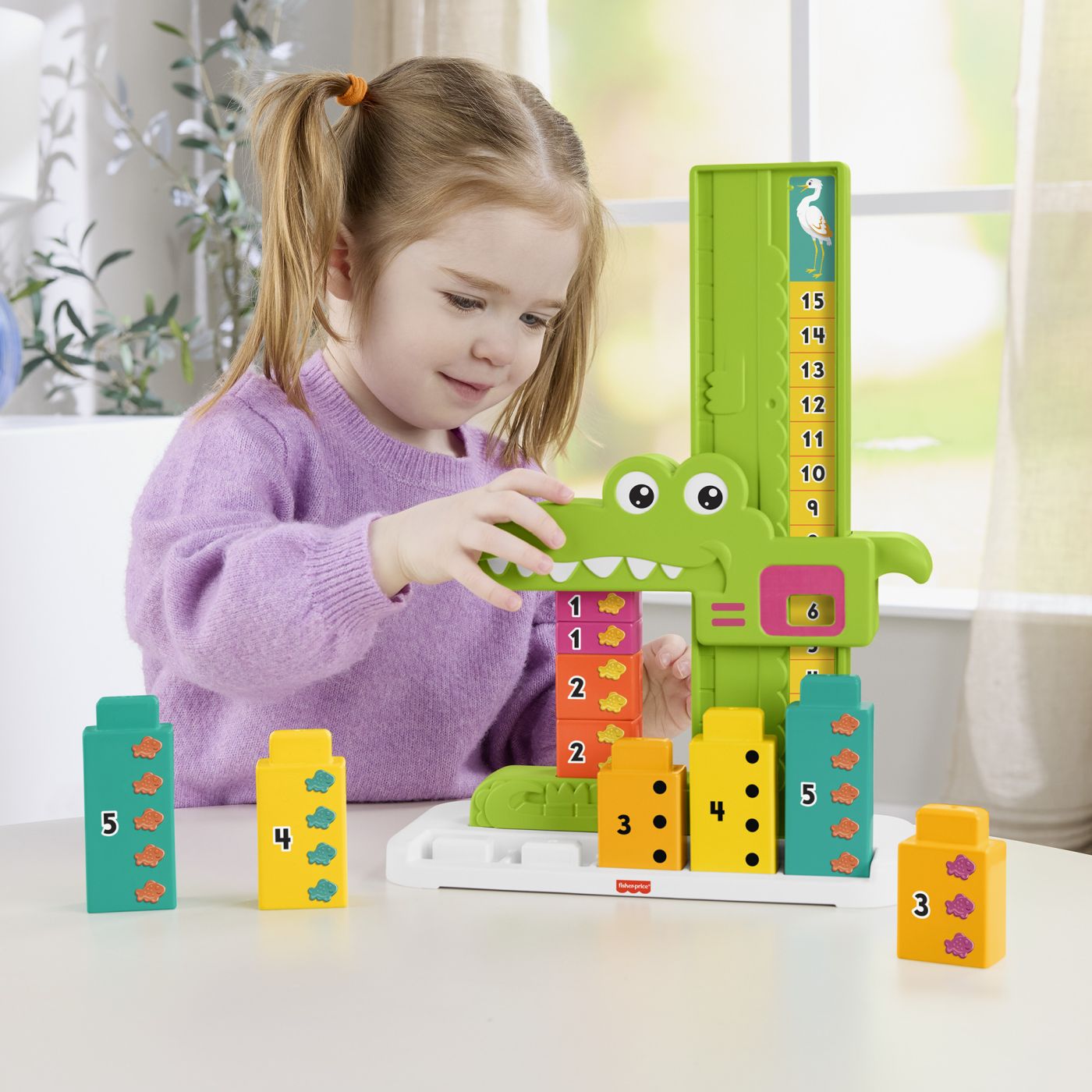 FISHER PRICE JUCARIE EDUCATIVA ALIGATOR STIVUIBILA Mattel - Imagine 4 [ps:12a0b418-0819-421e-970b-1280b4e2af6f]