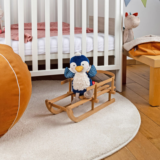 Pinguinul de plus Patchwork Sweety, Sigikid [ps:86cecbb8-de95-4105-af8e-46610750aa50]