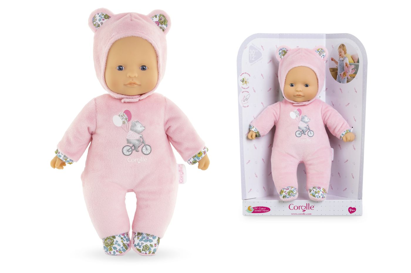COROLLE MDC BEBELUS SWEET HEART URSULET ROZ 30CM [ps:3960f6c6-617d-4b3f-8d1c-c03e65fb017b]