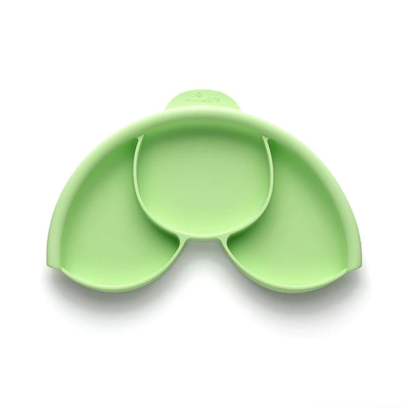 Set diversificare hrana bebelusi Miniware Healthy Meal, 100% din materiale naturale biodegradabile, 3 piese, Keylime [ps:6013f679-460d-4c8b-8809-549e19a5215b]