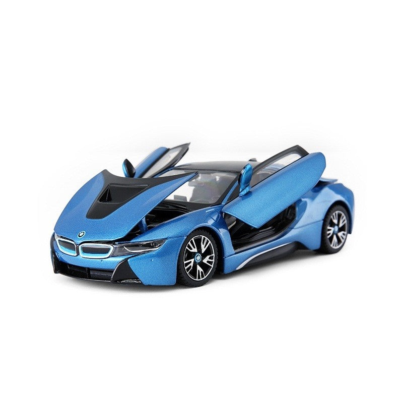 MASINUTA METALICA BMW I8 ALBASTRU SCARA 1 LA 24 [ps:d540f9ca-ceab-433b-8c8b-a862535bd476]