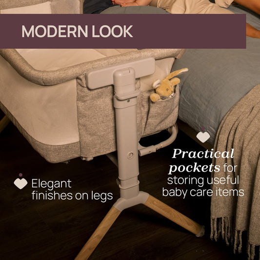 Patut pentru copii co-sleeping Chicco Next2Me Armonia, - Carrara (Gri inchis) (5) [ps:246f31ae-01a2-44ac-bacb-e80857c89e91]