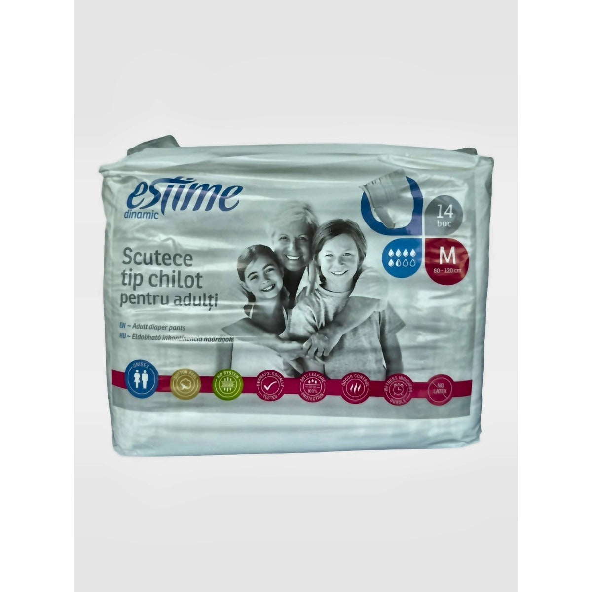ESTIME Dinamic, scutece pentru adulti, L, 14 buc - Imagine 5