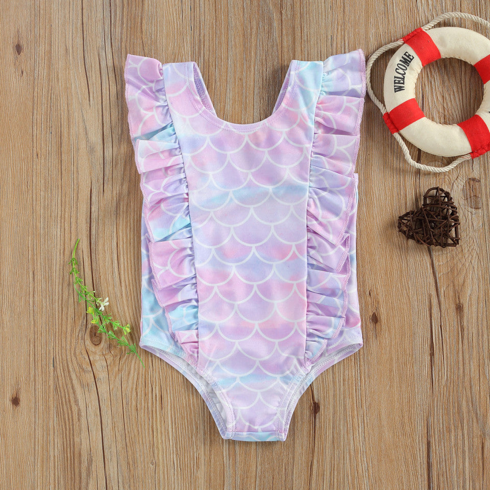 Costum de baie Leopard/Peste Drool (Culoare: Maro, - Roz