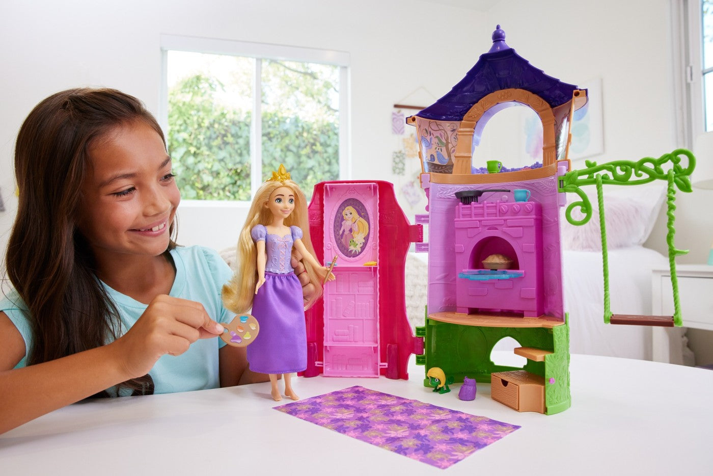 DISNEY PRINCESS TURNUL PRINTESEI RAPUNZEL Mattel - Imagine 3 [ps:fbbfffed-84df-44c5-9429-027d211ce0b5]