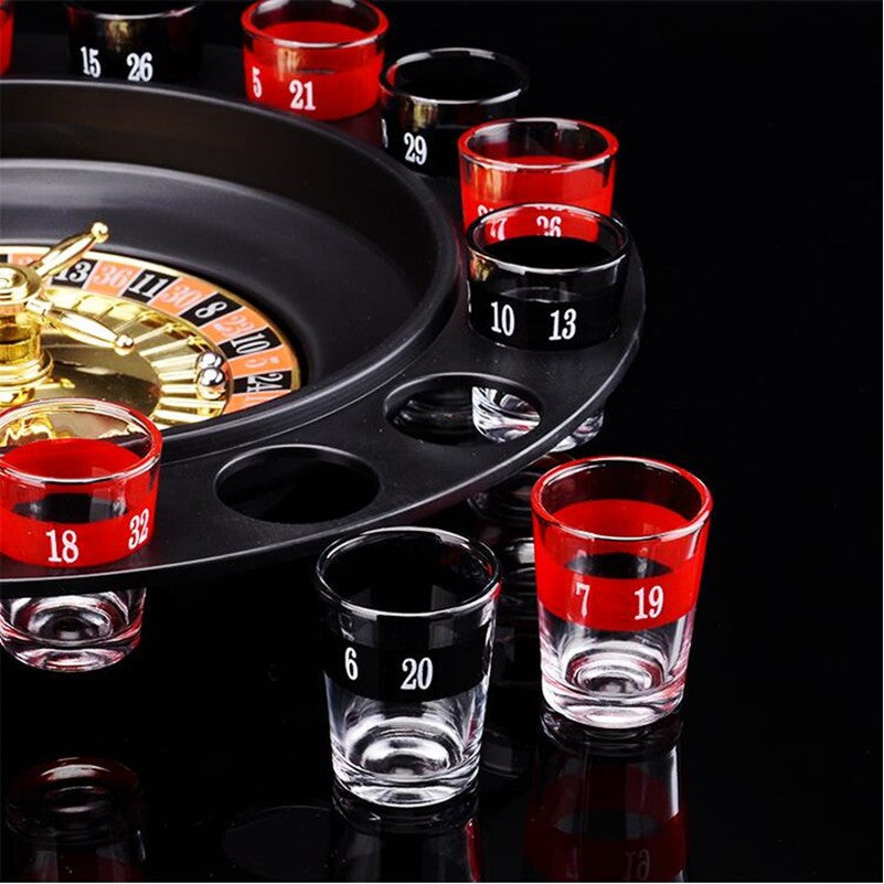 Joc de Băut Ruletă Flippy cu 6 Pahare de Shot | Roșu/Negru - Rosu/Negru (5) [ps:afc39145-c528-4b0e-a1a8-46543218229c]