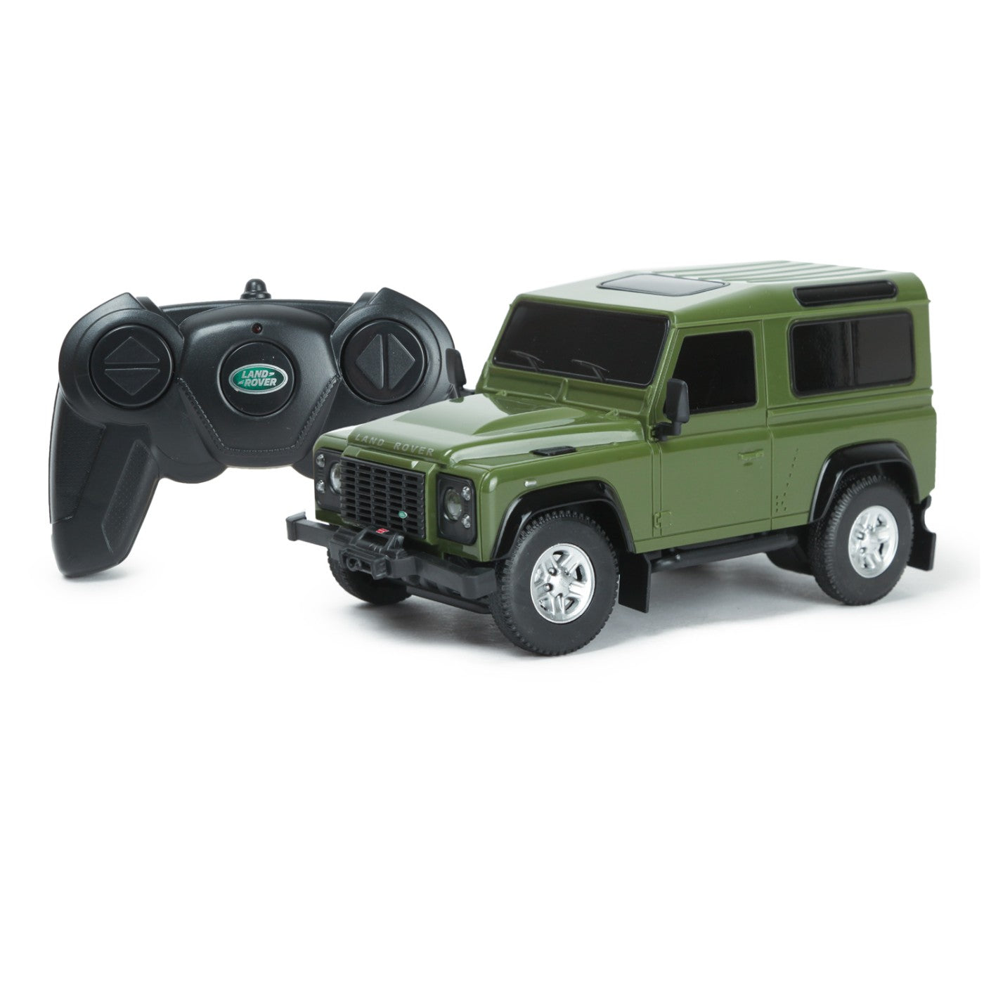MASINA CU TELECOMANDA LAND ROVER DEFENDER VERDE CU SCARA 1 LA 24 [ps:42c750ac-6b3c-4b4b-ab33-eddd084ba213]