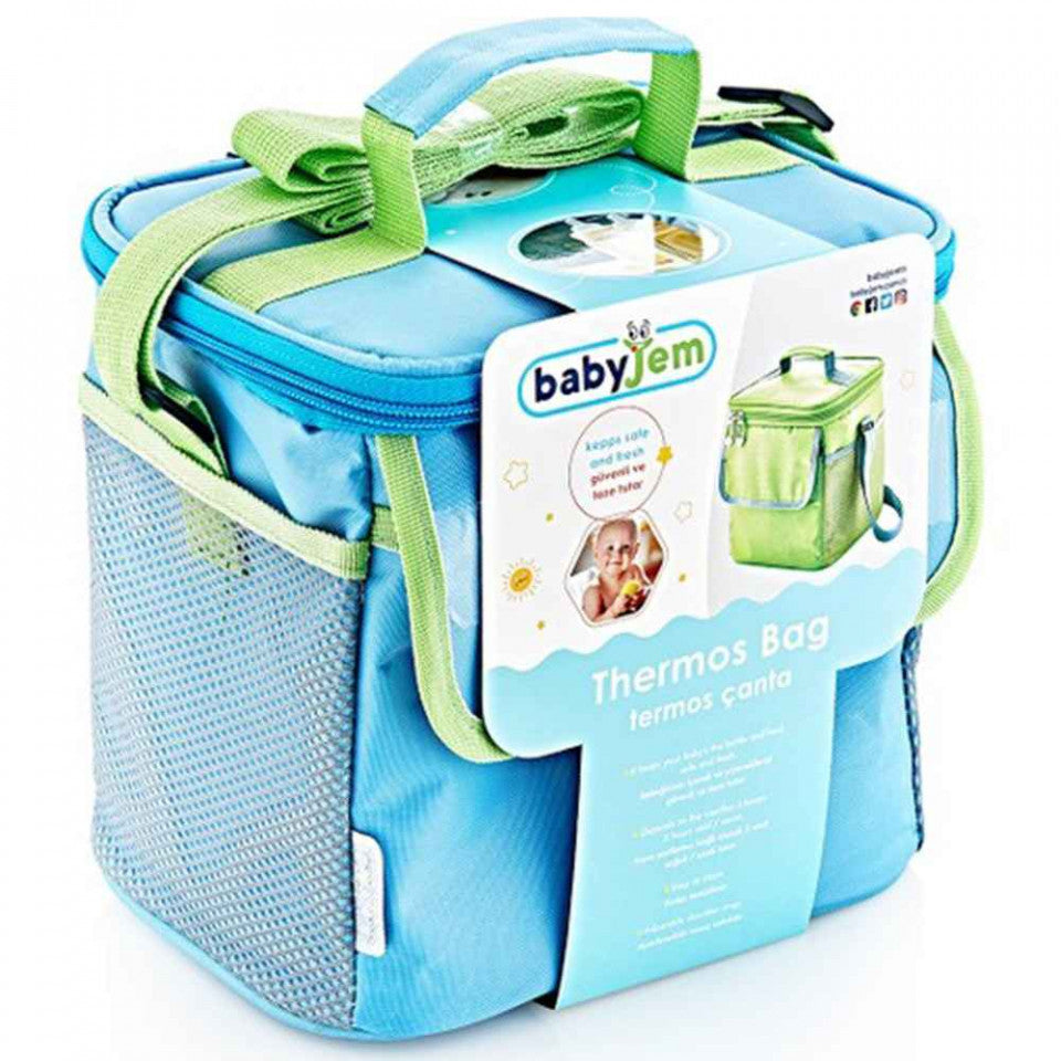 Geanta termoizolanta BabyJem Thermos Bag (Culoare: Gri) [ps:ed45234c-cab7-4b4c-bd60-80d575d42be0]