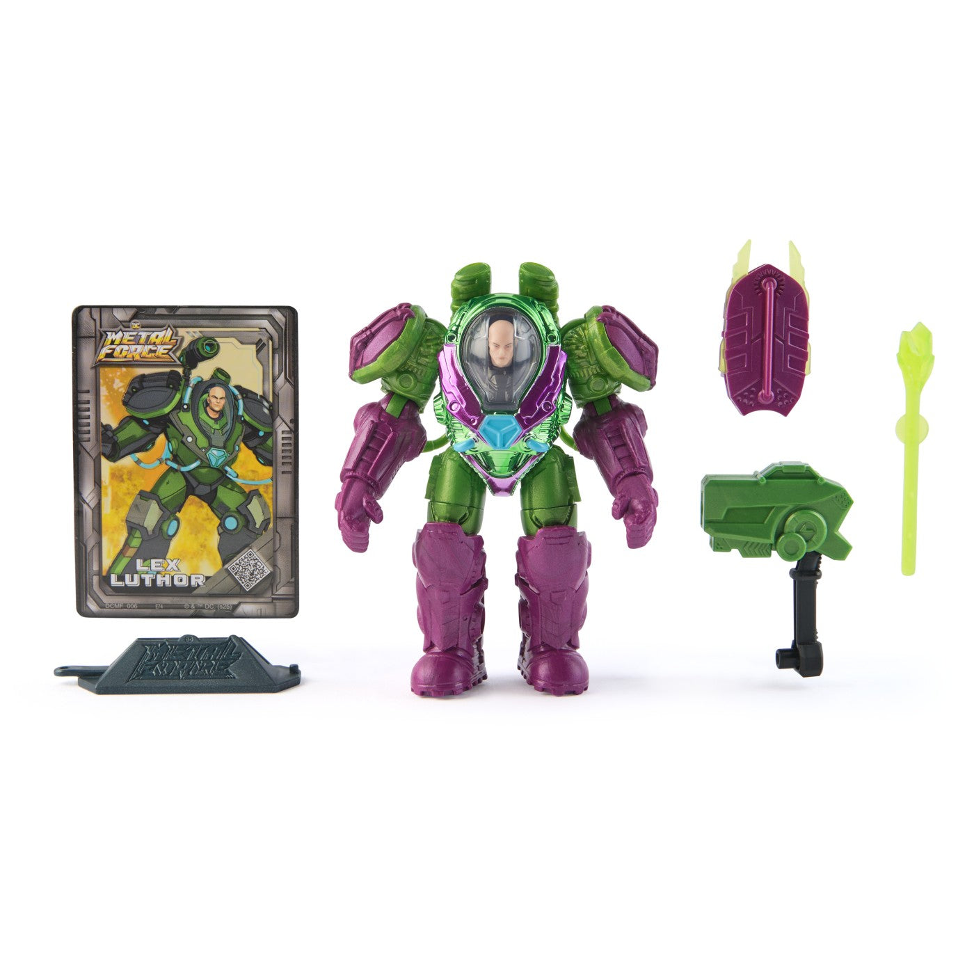BATMAN DC EROII METAL FORCE FIGURINA LEX LUTHER 10CM - Imagine 2 [ps:d4182af8-13dd-428e-8b88-878171c4b7af]