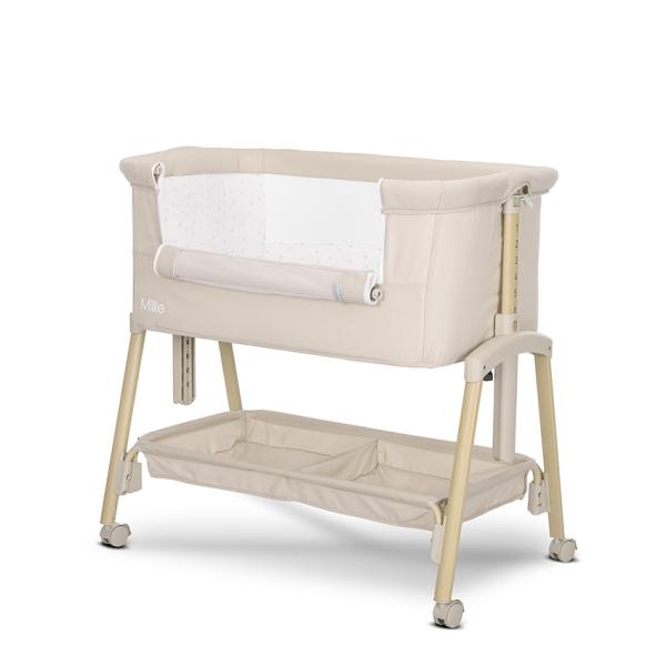 Patut pliabil, co-sleeper, Millie, 0 Luni+, max. 9 kg, inaltime reglabila 7 pozitii, sistem antireflux, plasa de tantari, saltea inclusa - Imagine 6 [ps:b15809e0-71b6-49ea-8b5c-fe9855f3dfb4]