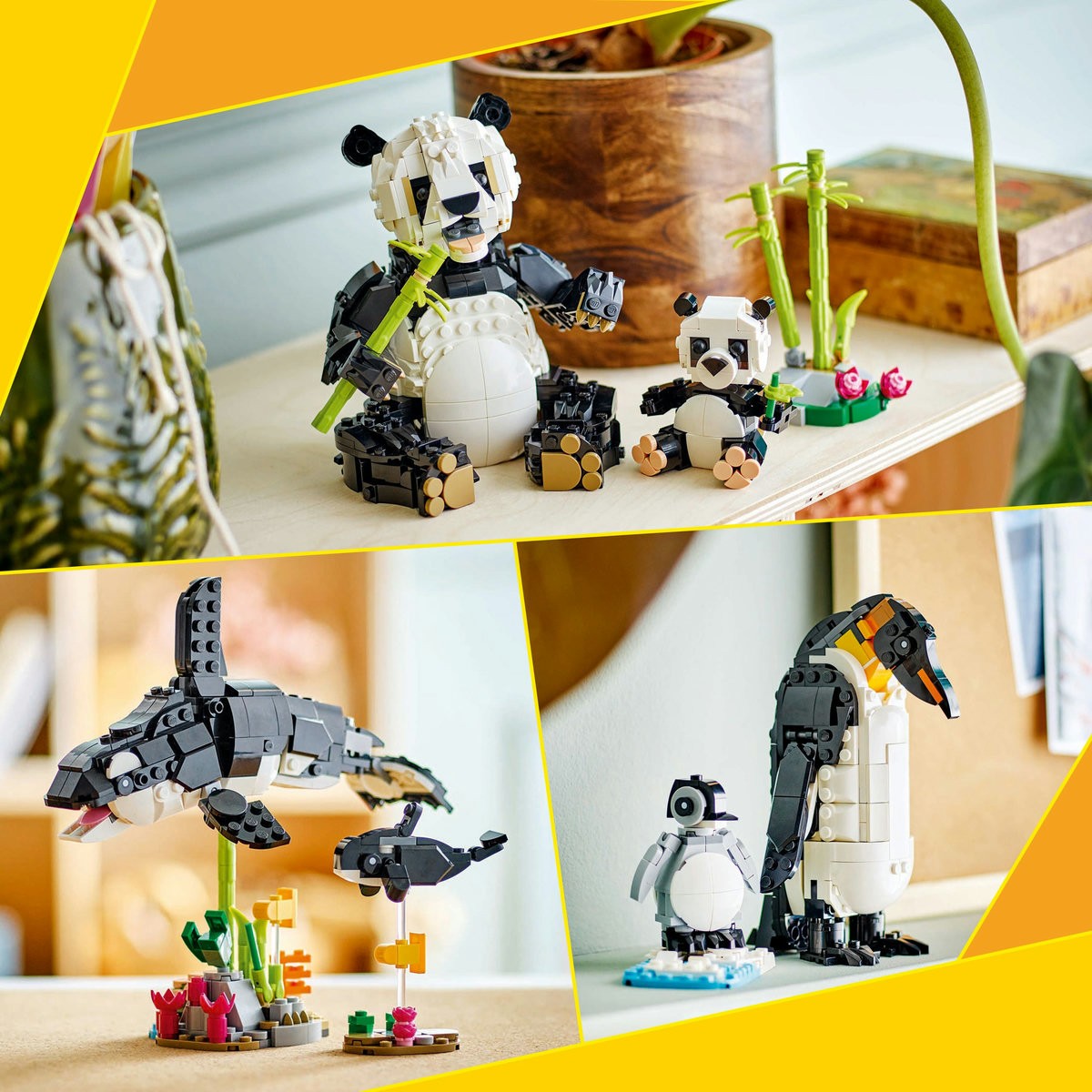 LEGO CREATOR ANIMALE SALBATICE: FAMILIA DE URSI PANDA 31165 - Imagine 7 [ps:443b16a9-0569-4862-a1f1-43ca00d9a478]