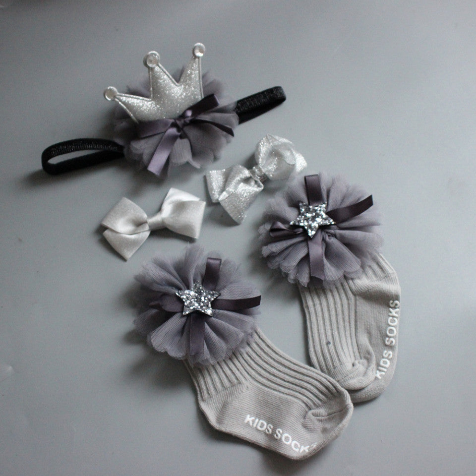 Set 4 piese - sosete cu accesorii Drool (Model: F) - Imagine 6