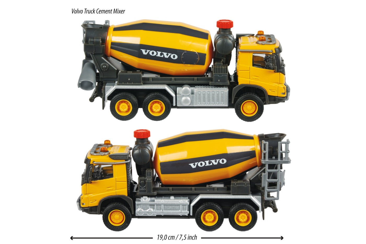 MAJORETTE VOLVO BETONIERA 19CM Simba - Imagine 5 [ps:468503b2-761b-4920-a14e-aac2940b3a4e]