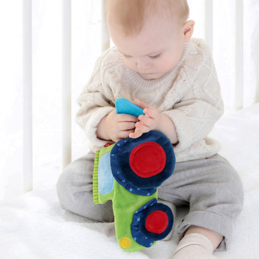 Doudou comforter bebelusi Tractor, Sigikid [ps:a41ac6b3-bd15-4a8f-9e71-e704501aeca8]