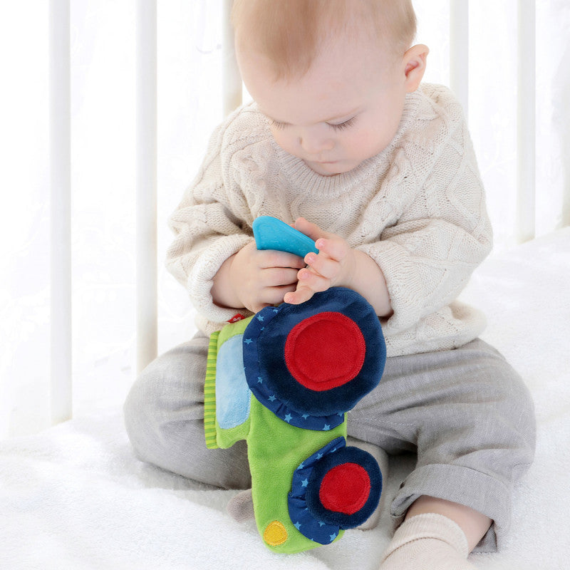 Doudou comforter bebelusi Tractor, Sigikid [ps:a41ac6b3-bd15-4a8f-9e71-e704501aeca8]