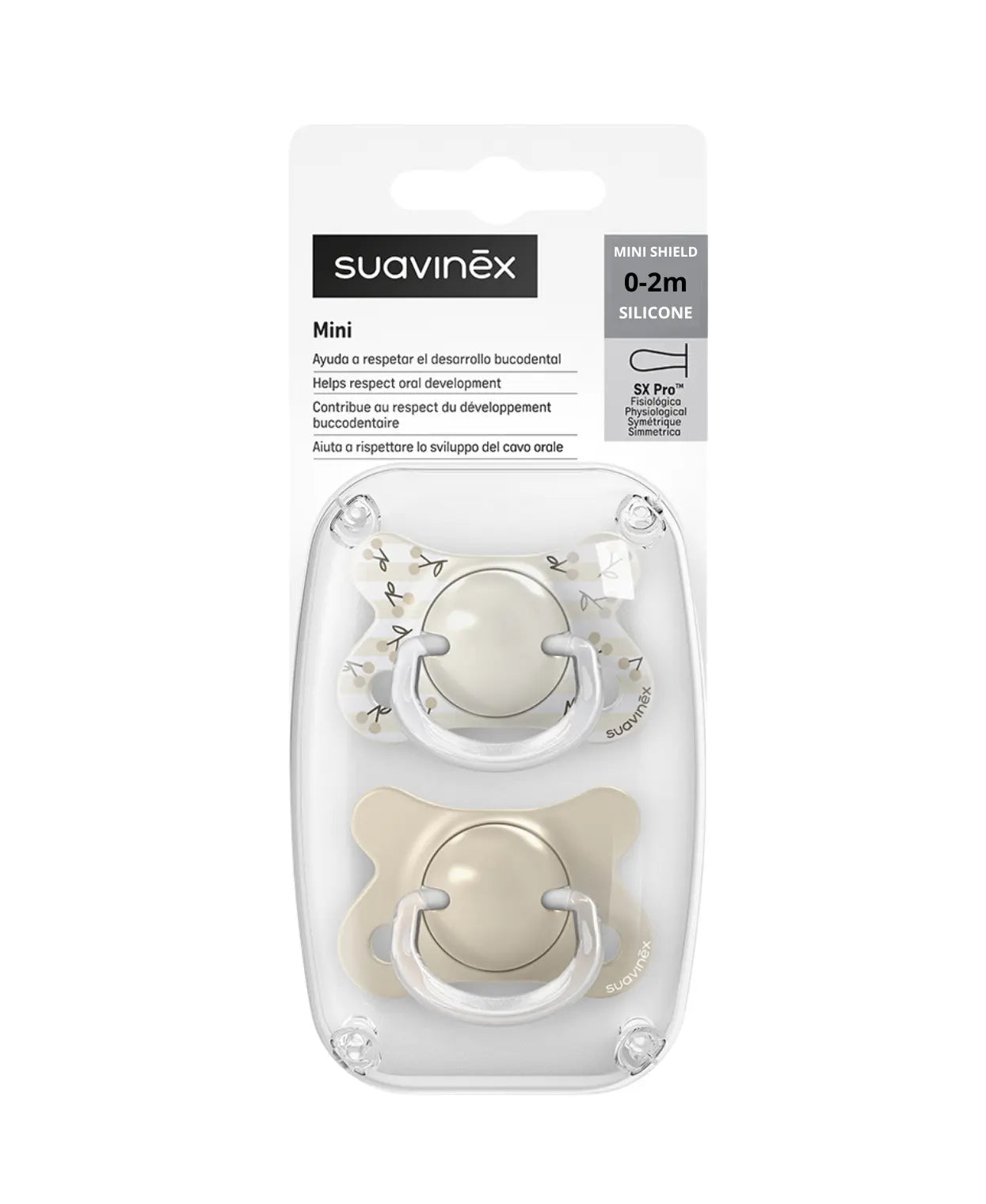 Suzeta Suavinex SX Pro MINI 0-2 luni, Vanilie - 2 buc - VANILIE (6) [ps:10e2b1b0-32f5-41e8-a39a-9bcd06a3c7b4]