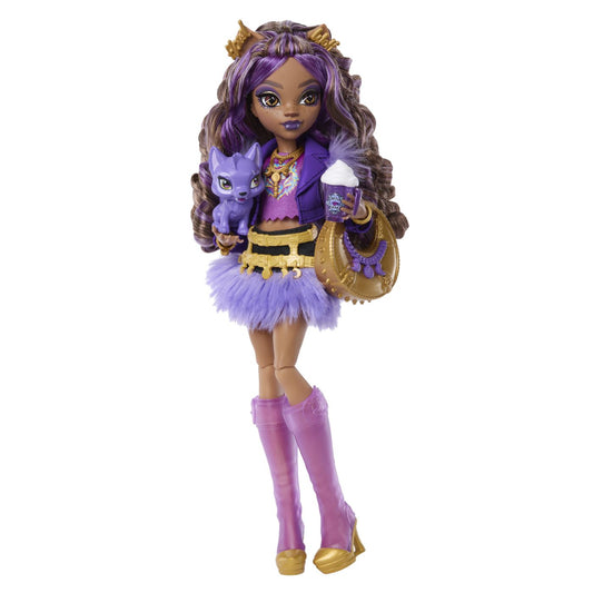 MONSTER HIGH PAPUSA CLAWDEEN WOLF CU ACCESORII Mattel - Imagine 6