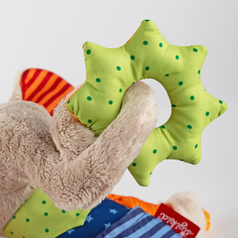 Jucarie senzoriala din plus cu activitati Elefant, PlayQ Sigikid [ps:cd41708c-d96e-4138-b680-13f9d3711d81]
