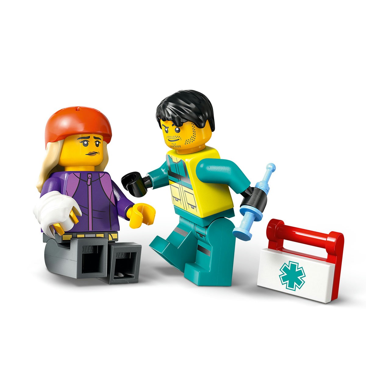 LEGO CITY AMBULANTA DE URGENTE 60451 - Imagine 5 [ps:0adb75d2-8962-48b6-b176-9ff9c726e236]