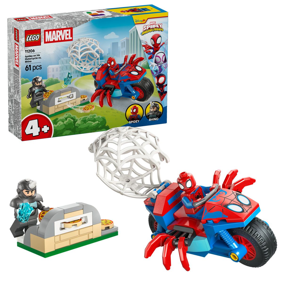 LEGO MARVEL SPIDEY PE MOTOCICLETA VS RHINO 11206 - Imagine 8 [ps:ff04a43d-cd84-4899-83a1-c89ed8446b0d]