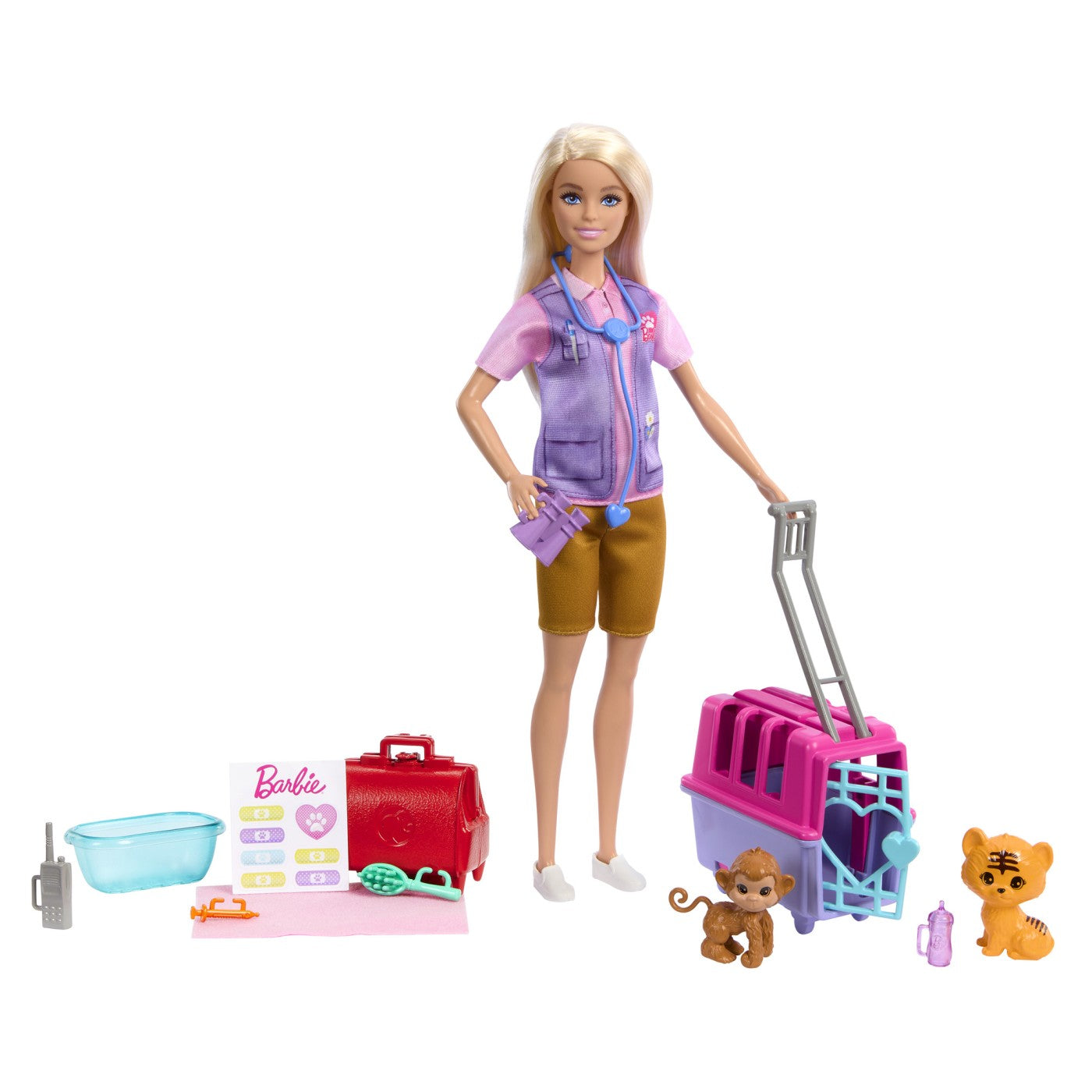 BARBIE YOU CAN BE SET PAPUSA CU DOUA ANIMALUTE DIN - Imagine 4 [ps:f30b23b9-1ce5-4f3e-8c9b-0d3c2af693bb]
