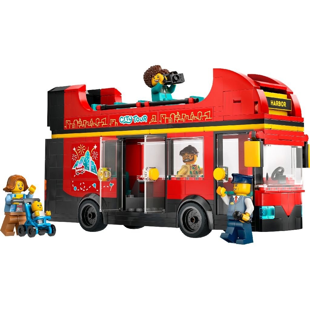 LEGO CITY AUTOBUZ TURISTIC ROSU CU ETAJ 60407 - Imagine 2 [ps:c5044b9c-6d9e-42b4-979a-8539a1832c8a]