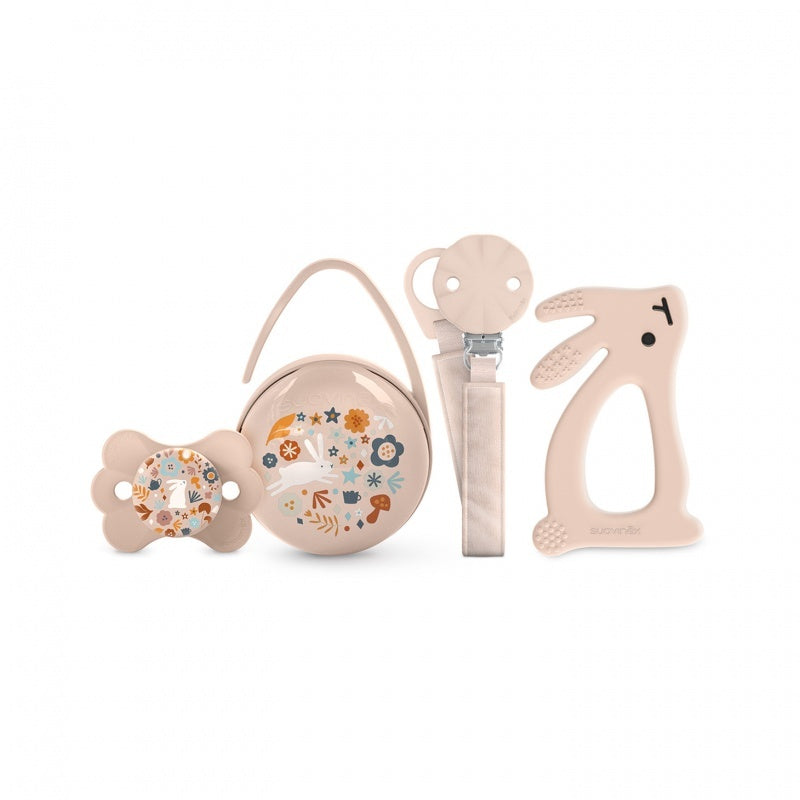 Set cadou Wonderland, roz, Suavinex - Bej