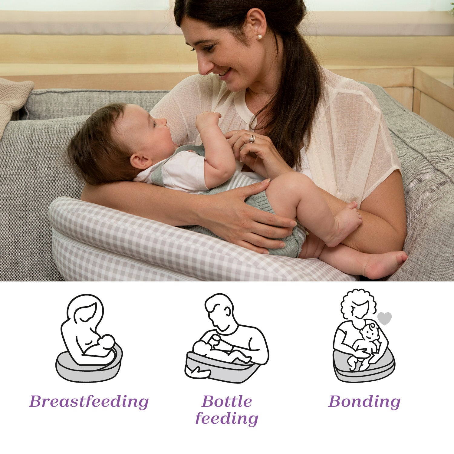 Perna alaptare Chicco Boppy Deluxe, Confetti, 0luni+ - Hello Baby (6) [ps:3bc4cbdf-68c4-4714-bcc4-3d34adf28670]