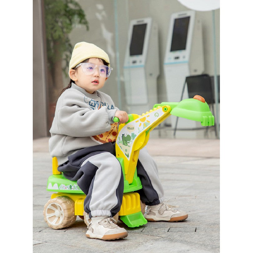 Excavator Copii Flippy, 1-3 Ani, Muzică și Lumini, Galben - Verde (6) [ps:ad2a2051-56fa-4b19-a002-c3d7bd5e26b1]