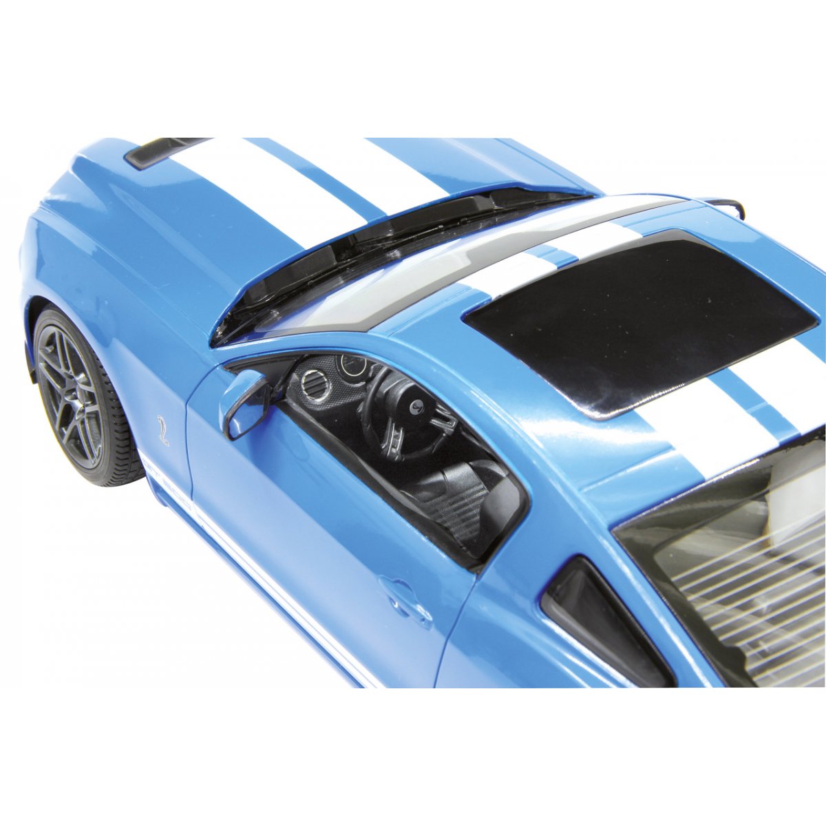 MASINA CU TELECOMANDA FORD SHELBY GT500 ALBASTRU CU SCARA 1 LA 14 [ps:40589b4c-e6c7-4044-b7c7-18e53d605163]