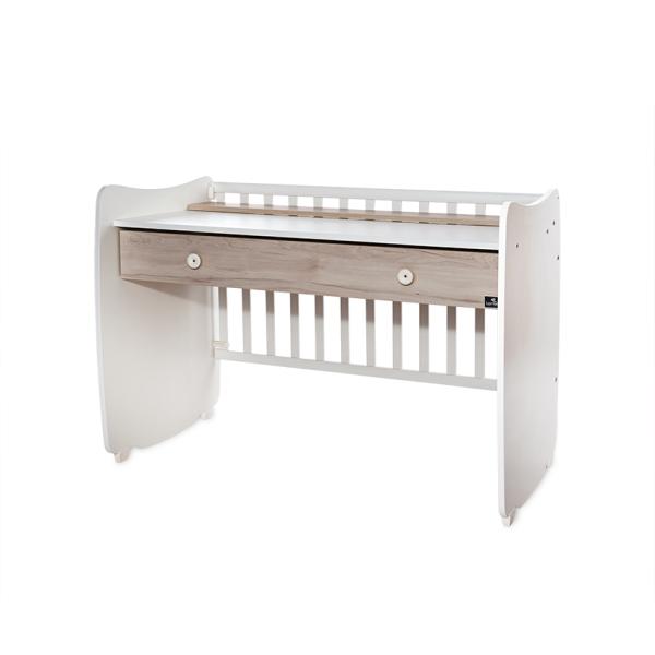 Pătuț Balansoar Lorelli Dream, 60x120 cm, Transformabil - White Light Oak new (6) [ps:df9f88e2-db1f-46e6-bf8b-6db6bd1699bb]