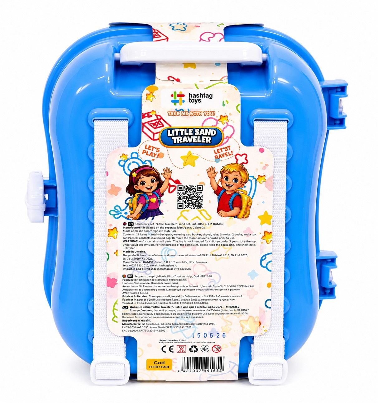 Rucsac Nisip VIVA TOYS Roz - Micul Calator - Albastru (6) [ps:96a8d8d2-4661-44b1-92d8-e86241c5ec55]