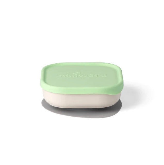 Bol pentru hrana bebelusi Miniware Snack Bowl, 100% din materiale naturale biodegradabile, Vanilla/Key Lime [ps:9531de9d-4caf-4042-acf9-096a510f9489]
