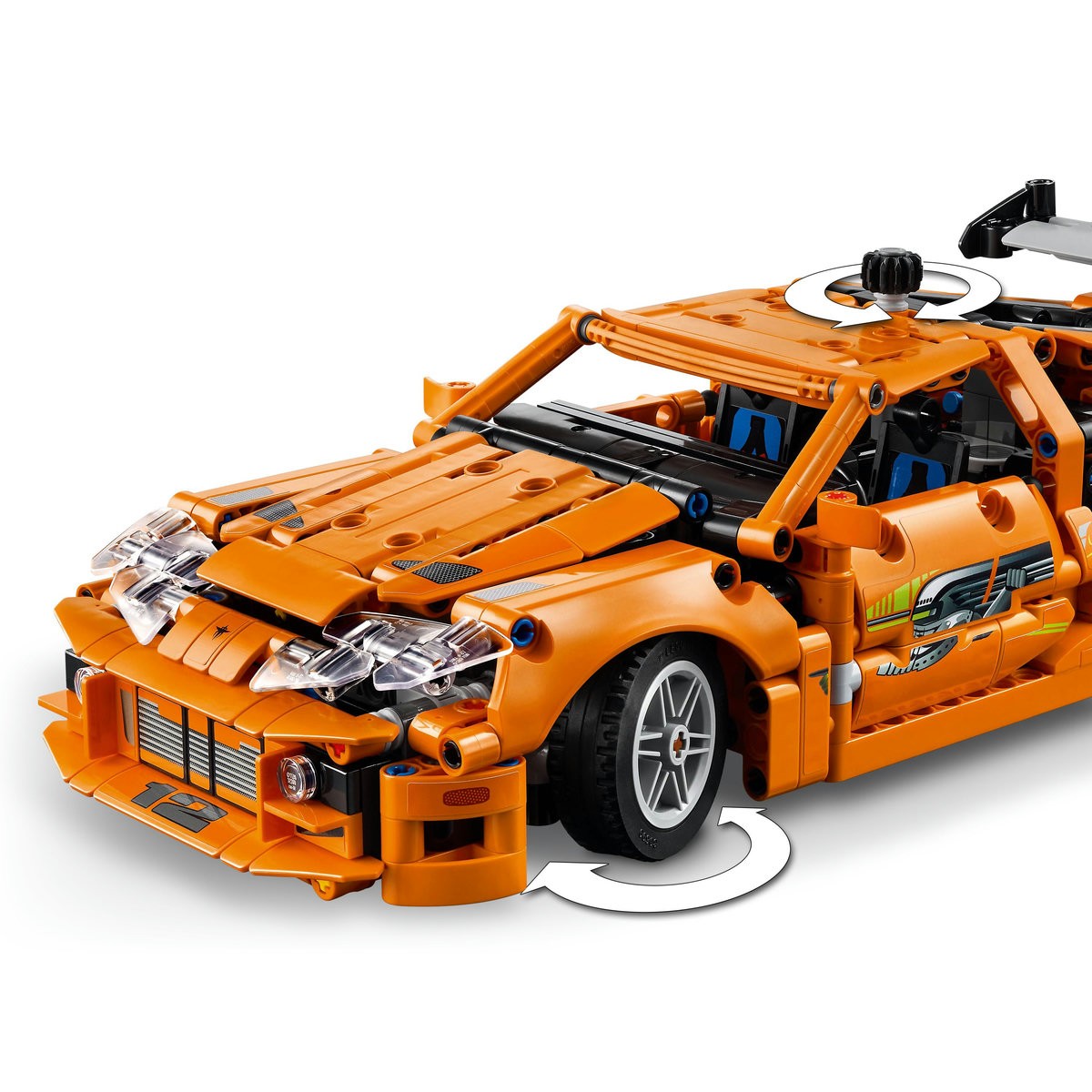 LEGO TECHNIC FAST AND FURIOUS TOYOTA SUPRA MK4 42204 - Imagine 6
