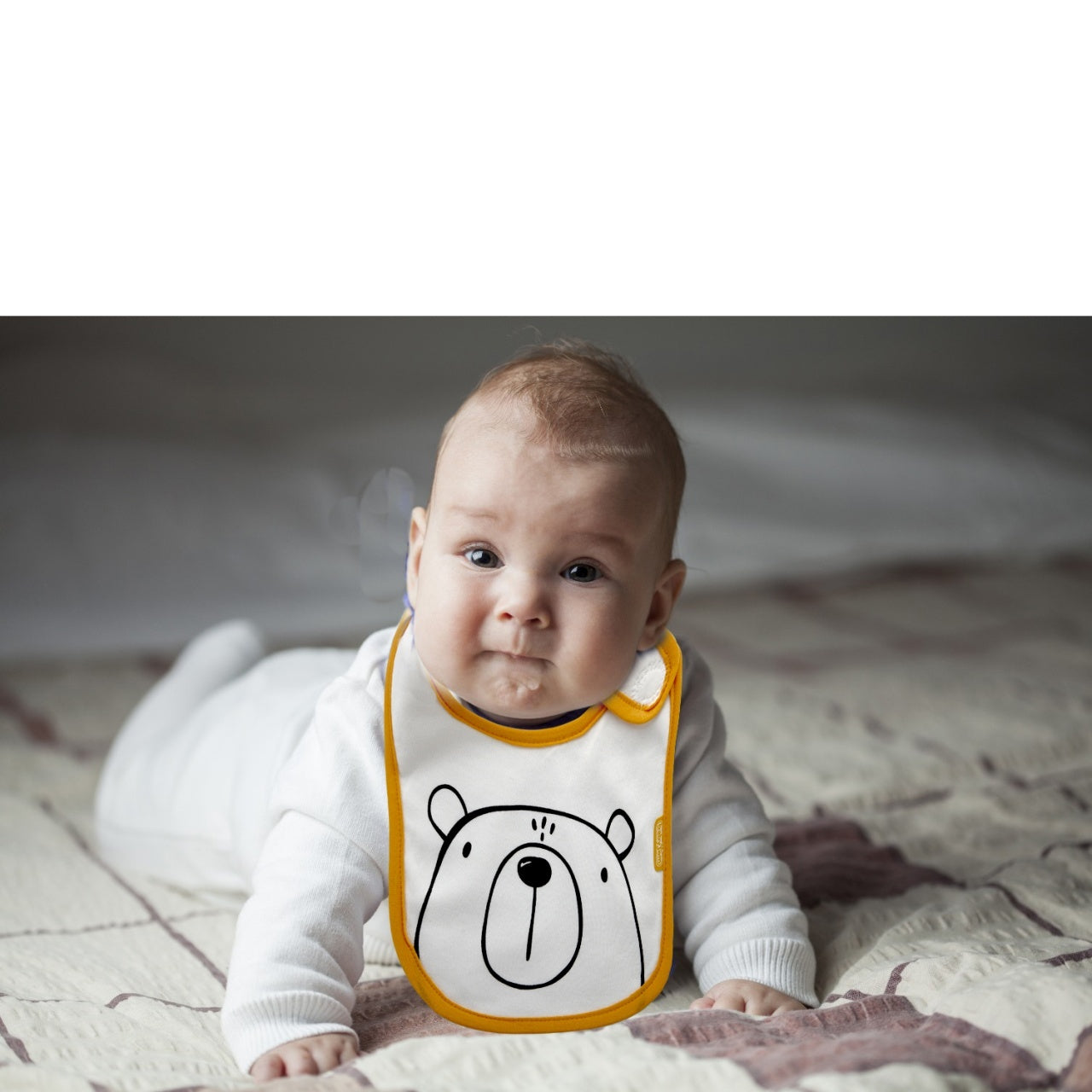 Baveta din bumbac BabyJem (Culoare: Portocaliu) - Imagine 6