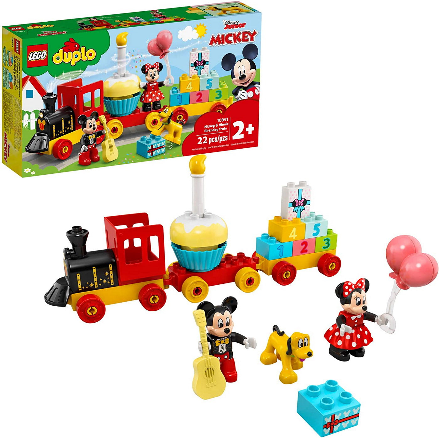 LEGO DUPLO  TRENUL ZILEI ANIVERSARE MICKEY SI MINNIE 10941 - Imagine 6