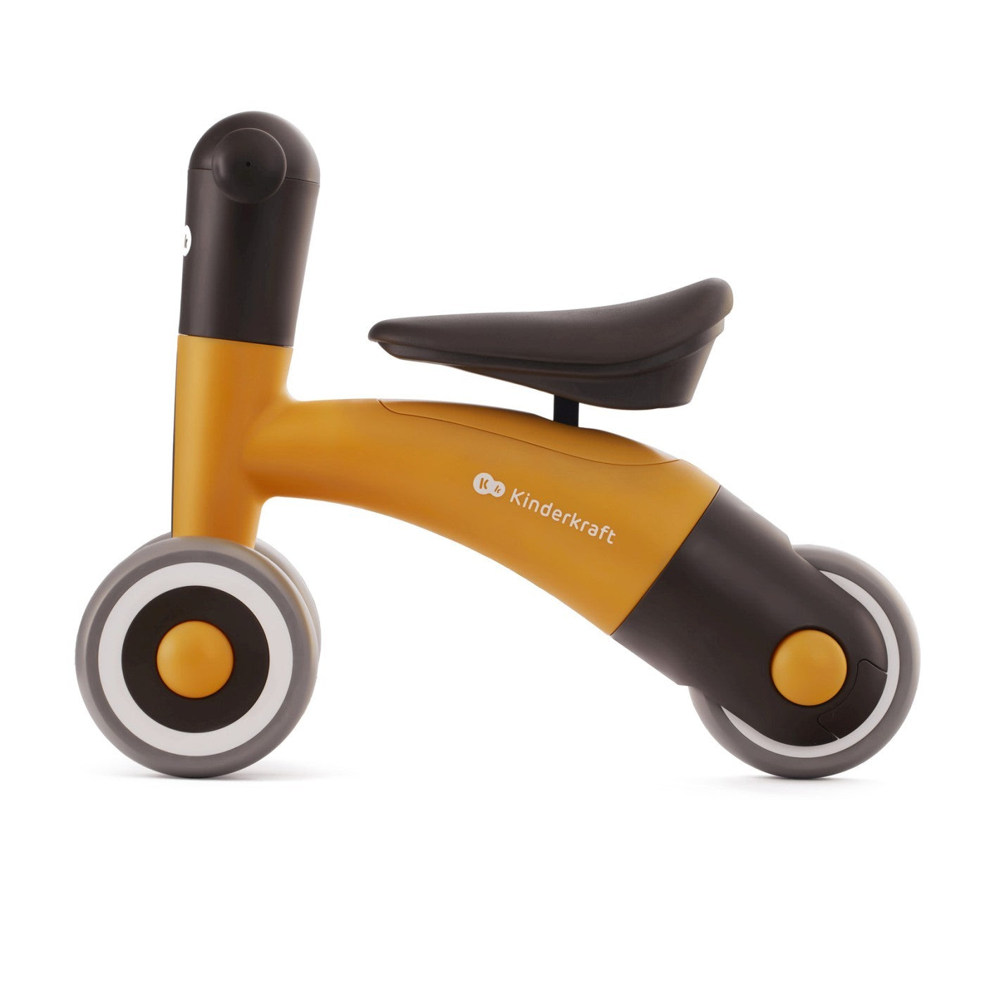 BICICLETA DE ECHILIBRU KINDERKRAFT MINIBI, HONEY YELLOW - Imagine 6