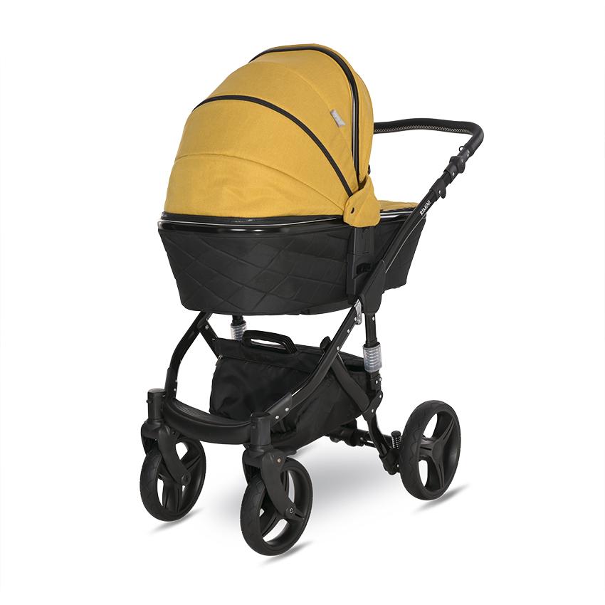 Cărucior Set Lorelli Rimini Premium, Galben-Negru - Galben Curry (6) [ps:66ee1ab4-a08c-41d6-bdeb-e8341634edee]