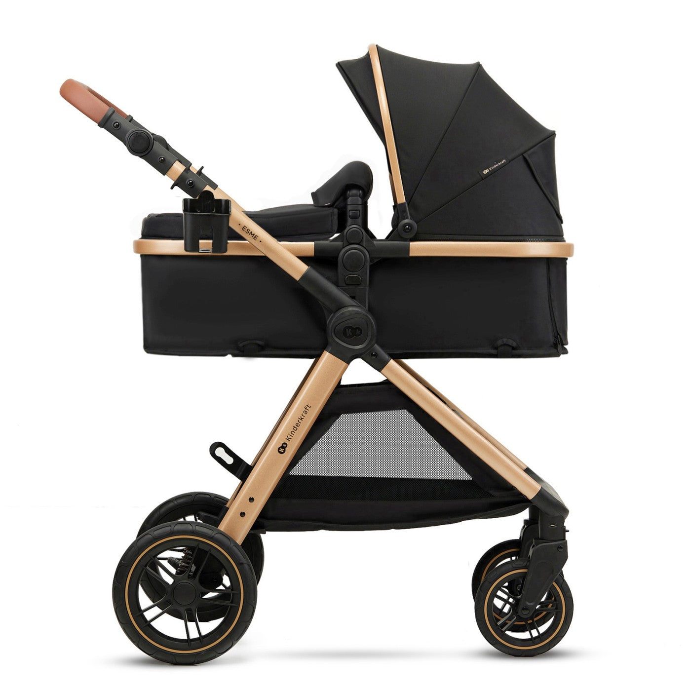 CARUCIOR KINDERKRAFT ESME, 3 IN 1, PURE BLACK [ps:a035bc17-71f6-4e15-8323-66c6e0f63977]
