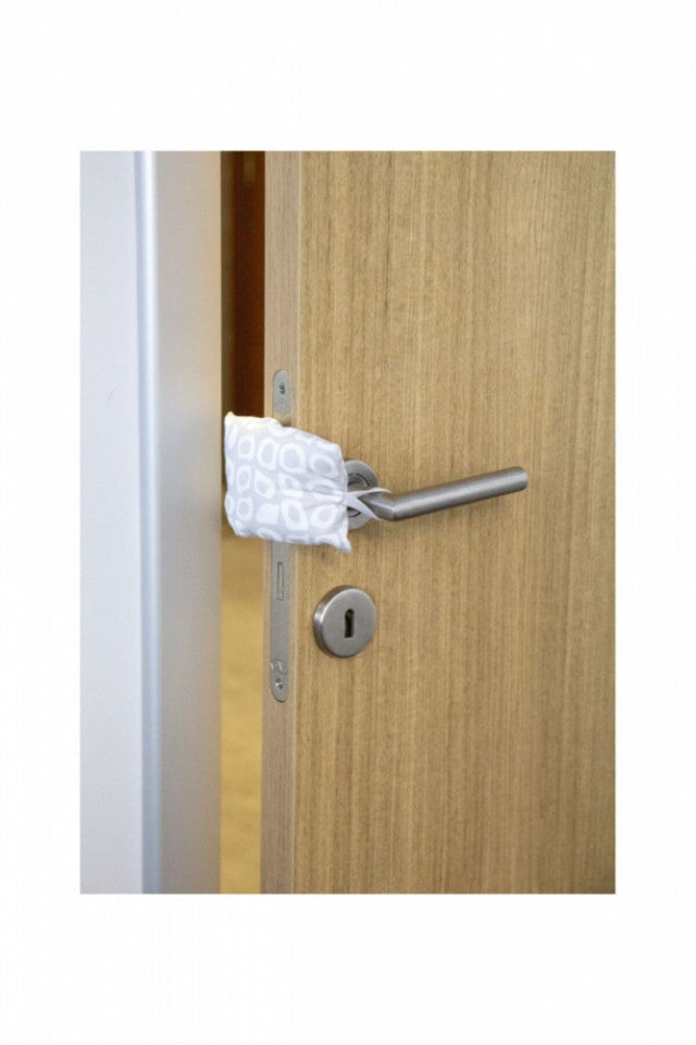 Opritor pentru usa cu elastic BabyJem (Culoare: Gri) - Imagine 6