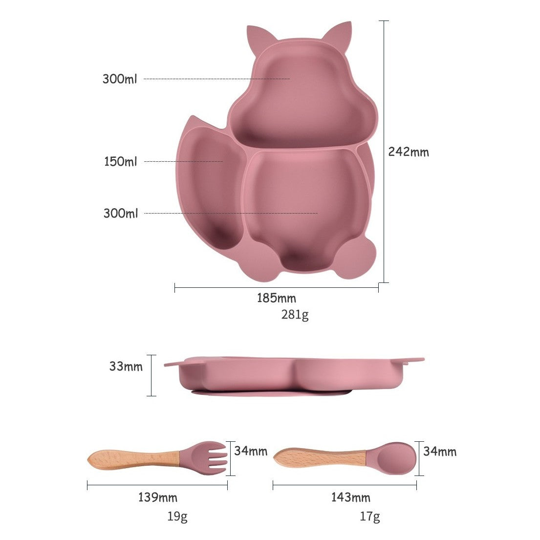 Set Diversificare 10 Piese Silicon Flippy, Verde - Roz pudrat (6) [ps:1f54f2c5-a344-4e53-b847-1b065eb586b9]