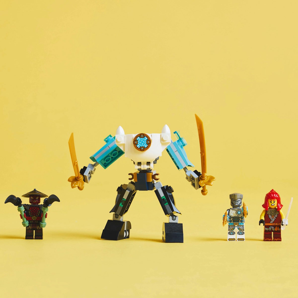 LEGO NINJAGO COSTUMUL ROBOT DE LUPTA AL LUI ZANE 71827 - Imagine 6