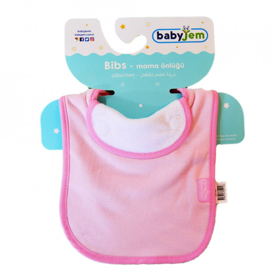 Baveta captusita din bumbac BabyJem (Culoare: Bleu) [ps:d485f976-eac6-4016-963d-f8578bc7a9fe]