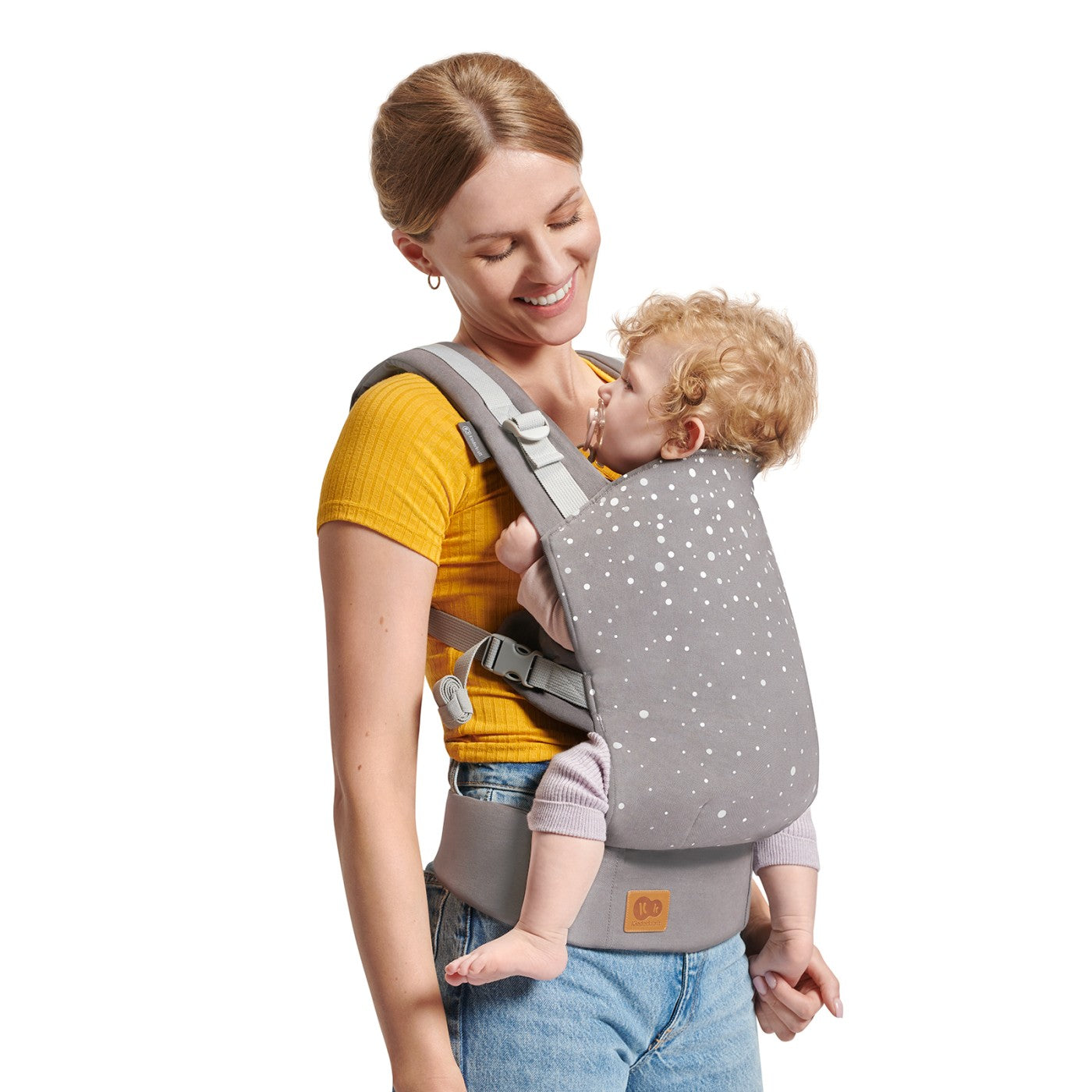 MARSUPIU ERGONOMIC KINDERKRAFT NINO, PANA LA 20 KG, - Gri