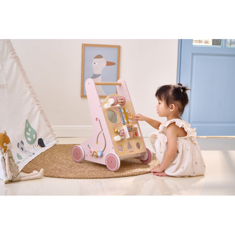 Antemergator roz cu activitati Montessori, PolarB Viga [ps:44f1853e-157f-402f-8567-300ed5be9067]