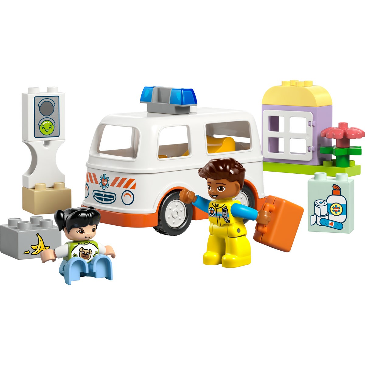 LEGO DUPLO AMBULANTA SI SOFER 10447 - Imagine 2 [ps:9d490731-f4dd-4ee3-8041-502088ec47e4]