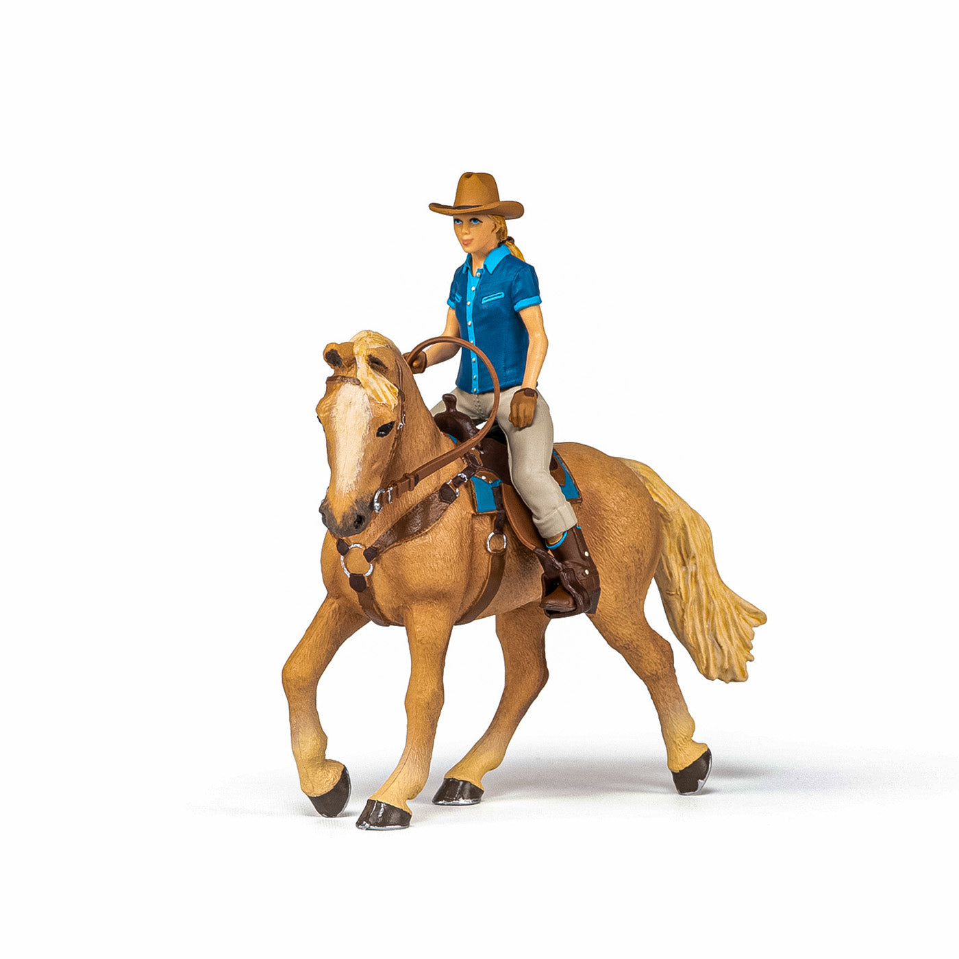 PAPO FIGURINA SET COWGIRL (VACARITA) PE CAL USA - Imagine 6